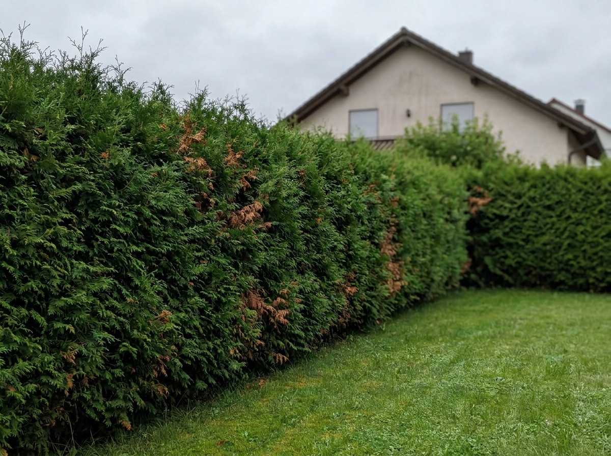 Hecke raus